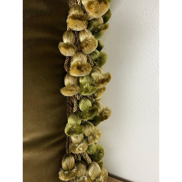 Textile Pair of Custom Aubusson Tapestry and Velvet Pillows by Melissa Levinson For Sale - Image 7 of 10