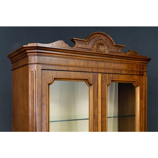Wilhelminian Walnut Display Bookcase For Sale - Image 13 of 16