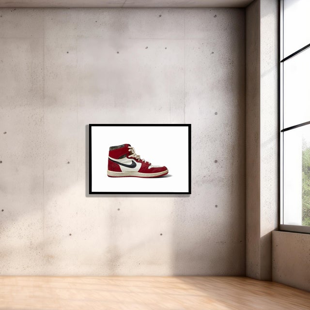 Not Yet Made - Made To Order Signed Original Air Jordans, Signed by Michael Jordan - Fine Art Photograph For Sale - Image 5 of 6