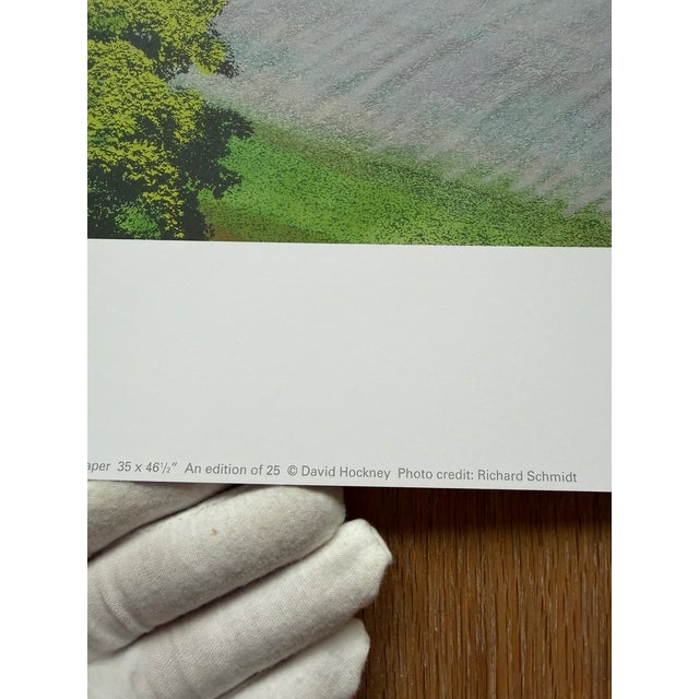 Green David Hockney, Green Valley, 2008, Copyright David Hockney, Printed in Uk For Sale - Image 8 of 13