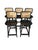 Cane Domino Counter Stool by Podium - Set of 5 For Sale - Image 4 of 18