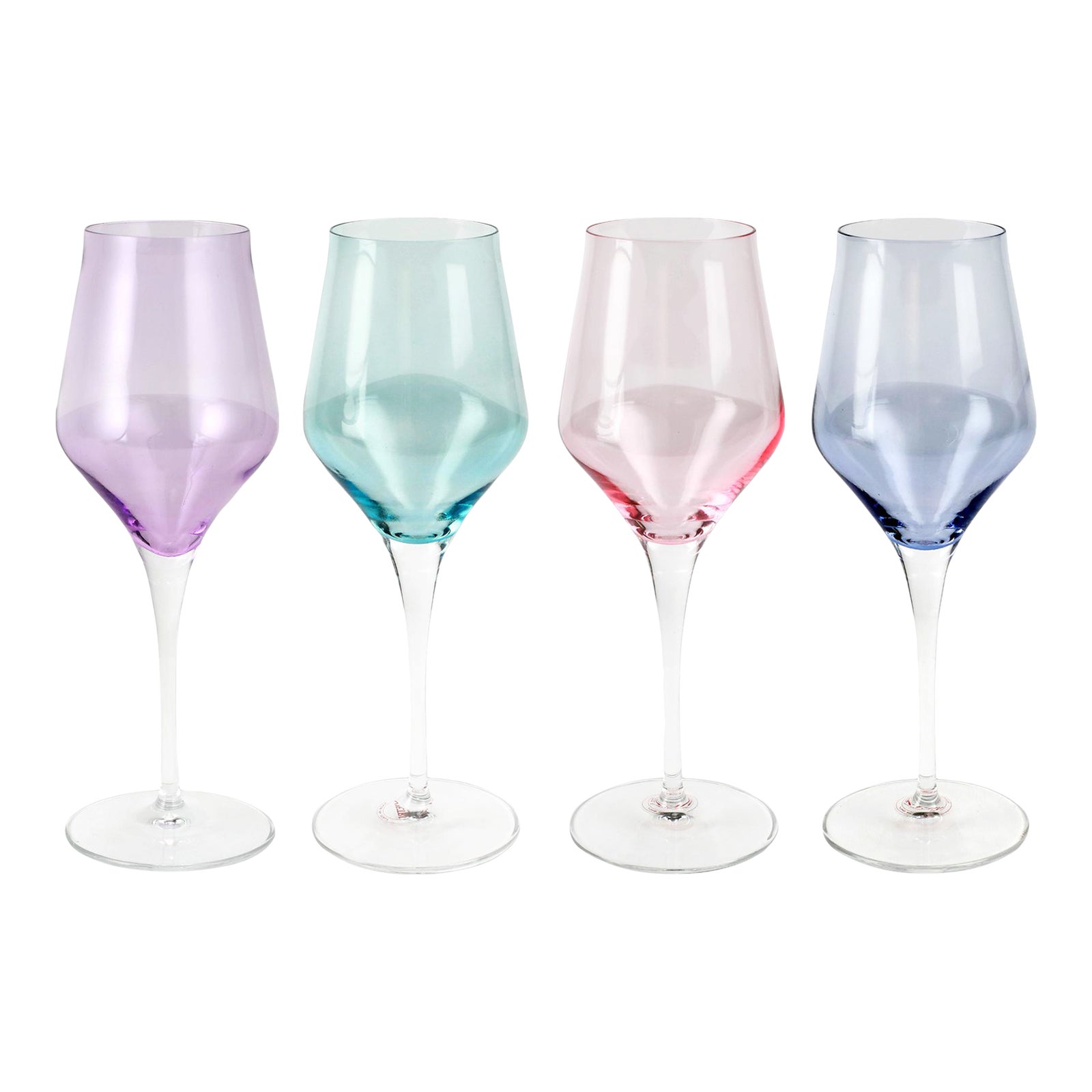 VIETRI Contessa Assorted Wine Glasses Set of 4 Chairish