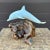 Vintage John Perry Dolphin Sculpture on Burled Teak Root Base For Sale - Image 9 of 10