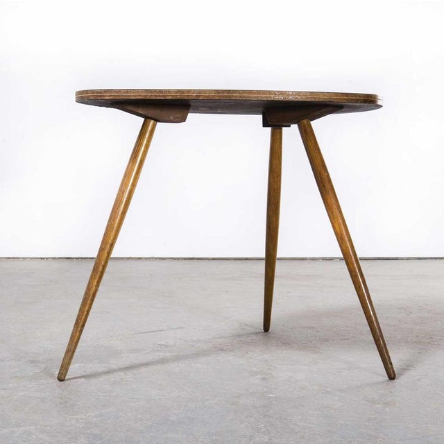 French Colourful Geometric Side Table, 1950s For Sale - Image 6 of 8