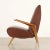Vintage Armchair with Wood Spring Padding Leatherette, 1950s For Sale - Image 3 of 11