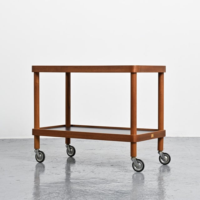 Rolling Cart by Isamu Kenmochi for Yamaguchi, 1970 For Sale - Image 9 of 15