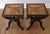 Neoclassical X-Frame Stools With Leather Cushions - A Pair For Sale - Image 13 of 17