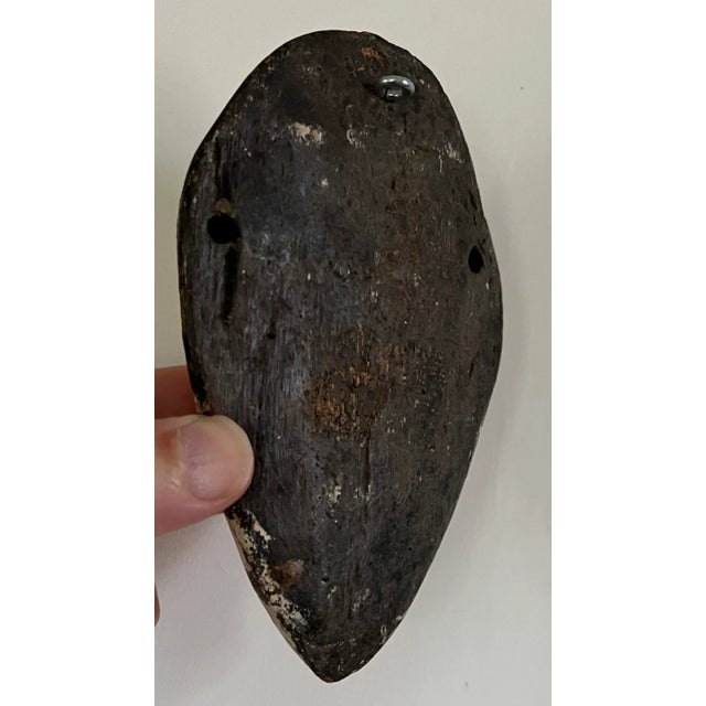 Carved Wood & Paint Decorated Lega Passport Mask For Sale - Image 9 of 13