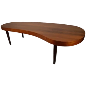 Extra Long Custom-Made Rosewood Coffee Table After Rohde