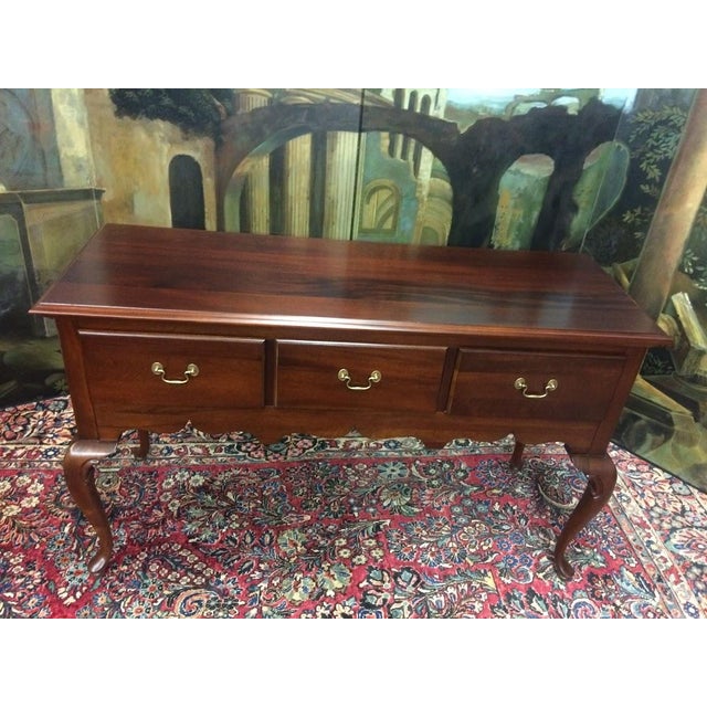 1990s Vintage Console, Queen Anne Server, Jamestown Sterling Furniture For Sale - Image 5 of 12
