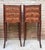 Pair of French Louis XV Style Marquetry Bedside Tables with Three Drawers, 1920s For Sale - Image 4 of 13