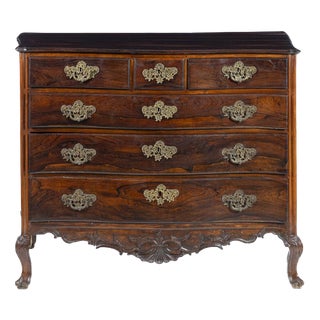 King Joseph Chest of Drawers in Wood, 18th Century For Sale