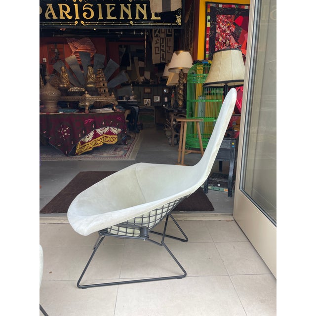 Harry Bertoia Harry Bertoia Bird Chair and Ottoman For Sale - Image 4 of 8