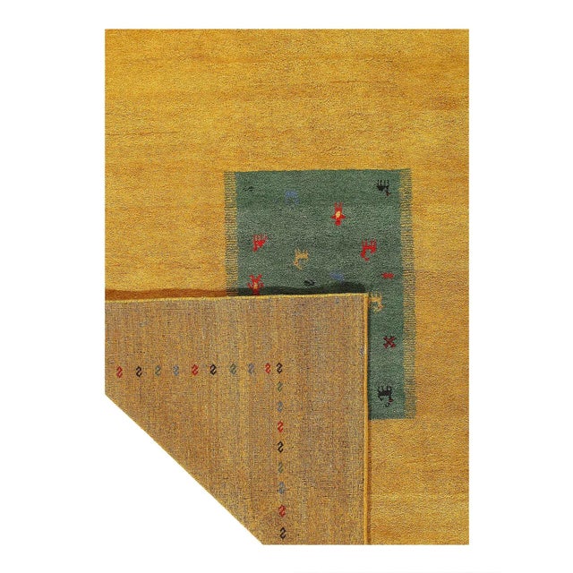 Contemporary 2020s Fine Hand Knotted Gabbeh For Sale - Image 3 of 4