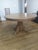 Antique Round Oak Pedestal Dining Table With Claw Feet Dating From the Late 19th to Early 20th Century. For Sale - Image 12 of 14