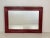 Mirror with Red Frame For Sale - Image 6 of 16