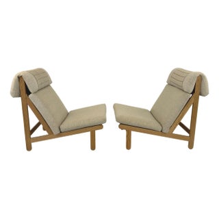 Bernt Petersen Danish Lounge Chairs – A Pair For Sale