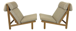 Bernt Petersen Danish Lounge Chairs – A Pair