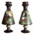 Large Vases from Milliet Creil and Montereau / Lebeuf Milliet & CIE, 1840-1896, Set of 2 For Sale