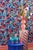 Contemporary Harlequin Wildflower Meadow Wallpaper in Carnelian/Spinel/Pearl For Sale - Image 3 of 3