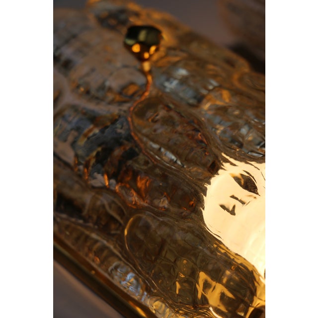 Glass and Brass Wall Lights by Carl Fagerlund for Orrefors, 1960, Set of 2 For Sale - Image 13 of 18