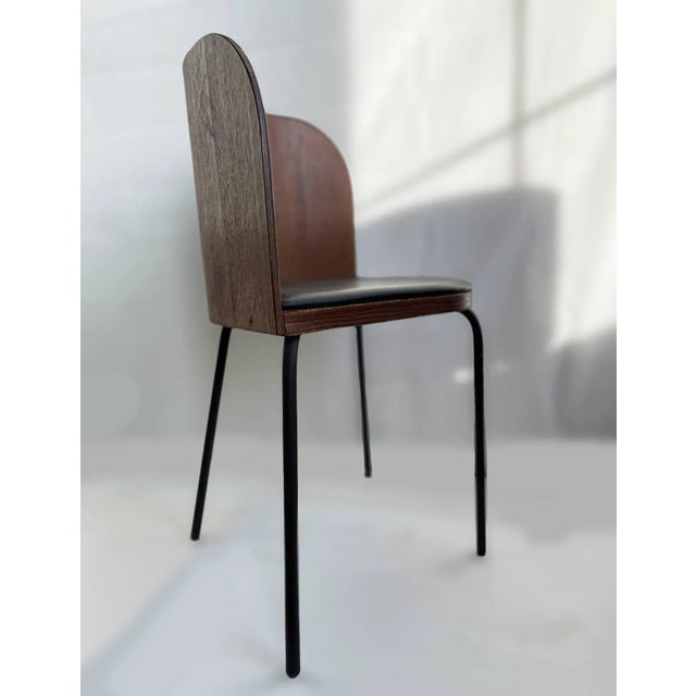 Mid-Century Modern Vintage Studio Hand Made Chairs - Set of 4 For Sale - Image 3 of 6