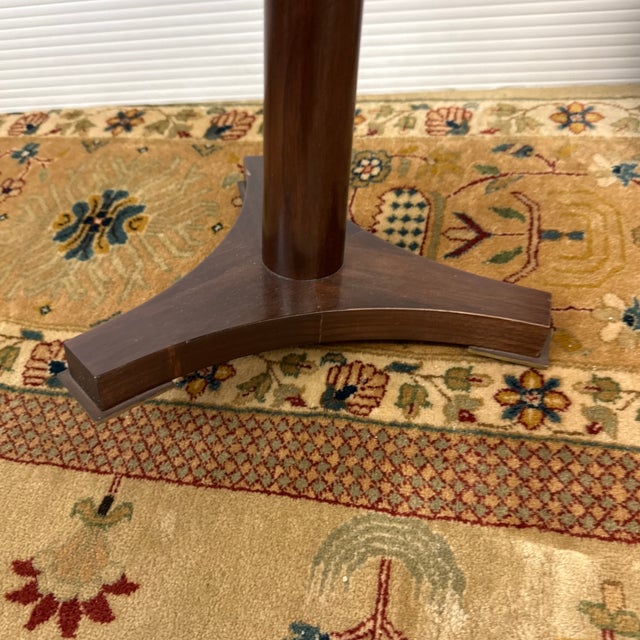 Brown Roman Thomas Foggy Glass Drink Table For Sale - Image 8 of 10