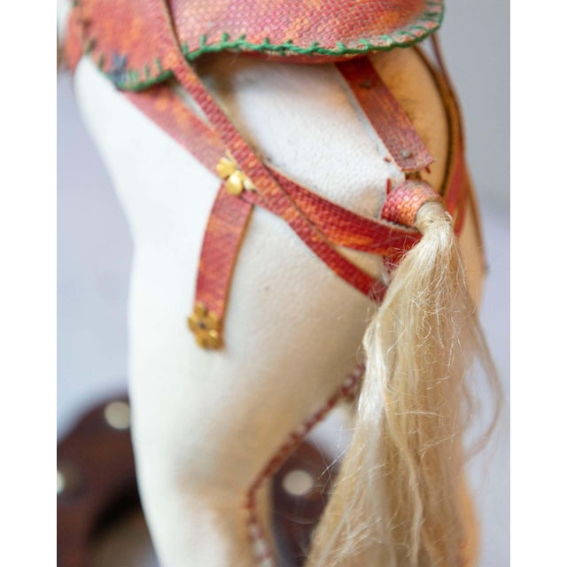 French French Decorative Horse in Moleskin with Saddle and Harness, 20th Century For Sale - Image 3 of 16