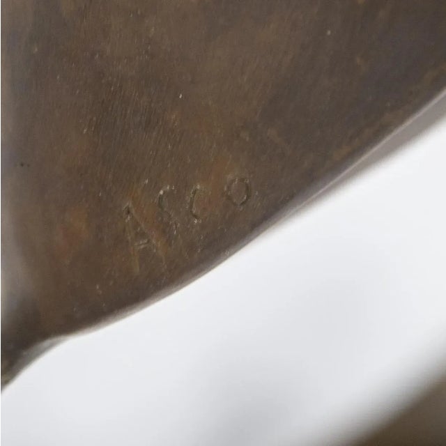 Tan Franco Asco, Forma Evoluzione, 1960s, Bronze & Stone For Sale - Image 8 of 10