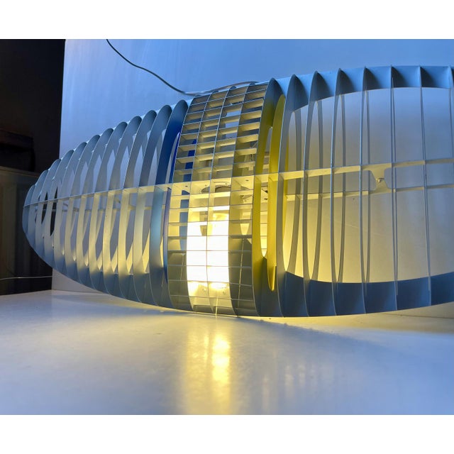 Futurist Elliptical Pendant Lamp by Alberto Meda & Paolo Rizzato for Luceplan, Italy, 2000s For Sale - Image 6 of 14