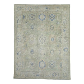 Turkish Oushak Runner Rug 2'9" x 15'10" #17846 For Sale