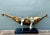 This vintage abstract sculpture in fiberglass and resin captures the bold, experimental spirit of modern abstract art,...