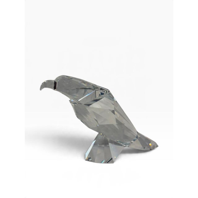 Mid-Century Modern Swarovski Symbols the Eagle Crystal Figurine For Sale - Image 3 of 7