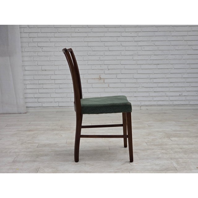 Danish Dining Chairs in Furniture Wool and Oak Wood, 1960s, Set of 6 For Sale - Image 11 of 18