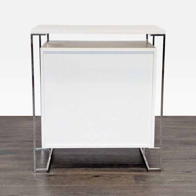 West Elm Baron Deco Bar Cabinet For Sale In San Francisco - Image 6 of 9