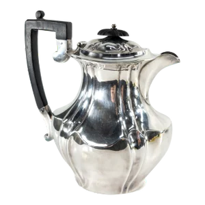 19th Century English Sheffield Silver Plate Coffee Pot Pitcher