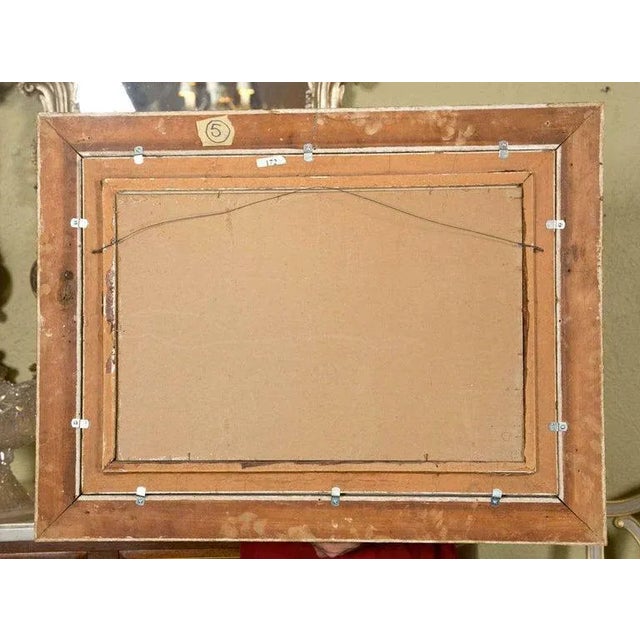 Olive Parker Black Signed Oil on Canvas Autumn Landscape Giltwood Gold Frame For Sale - Image 9 of 13