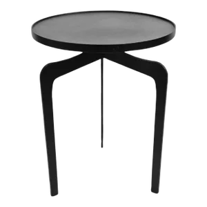 Industrial Modern Black Iron Side Table