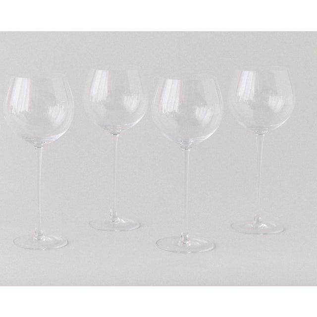 2020s Siren Beverageware Clear Red Wine - Set of 4 For Sale - Image 5 of 5