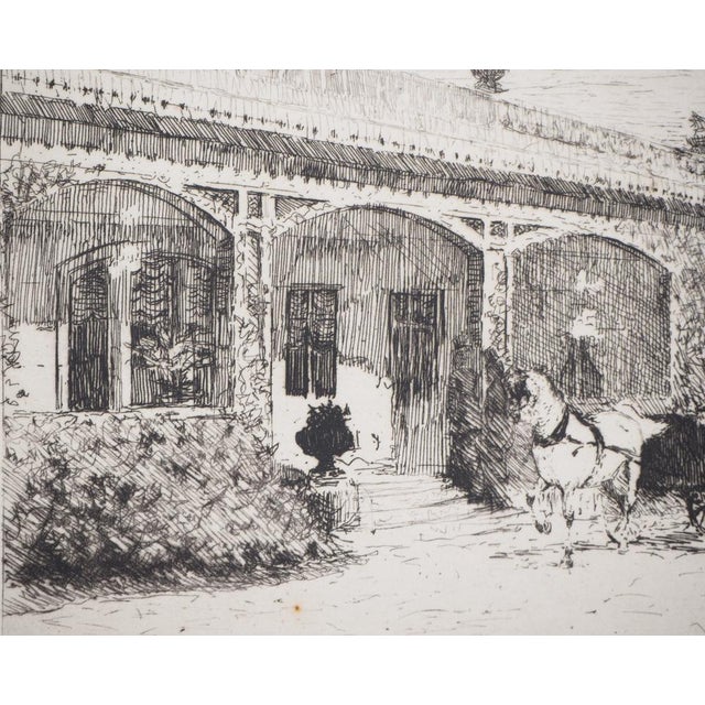 Giuseppe De Nitis, Return From a Walk, 19th Century, Etching For Sale - Image 6 of 7