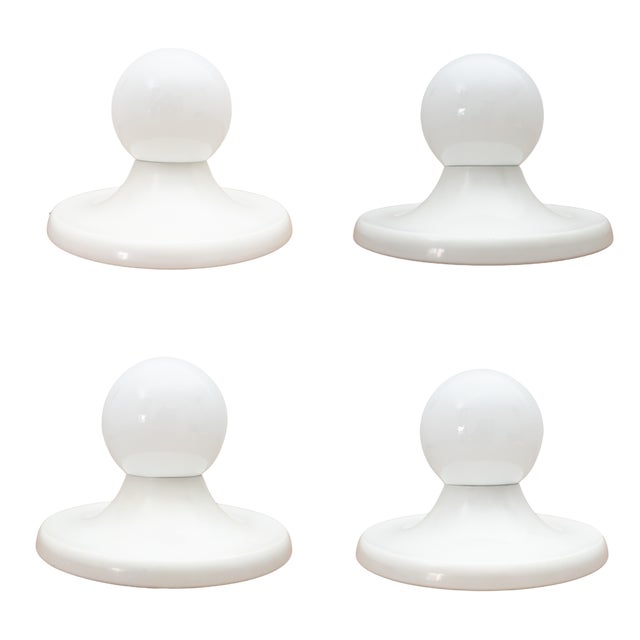 Set of 4 Balum-A230 Lamps by Achille and Piergiacomo Castiglioni for Arteluce, Italy 1960s, 1970s, Set of 4 For Sale