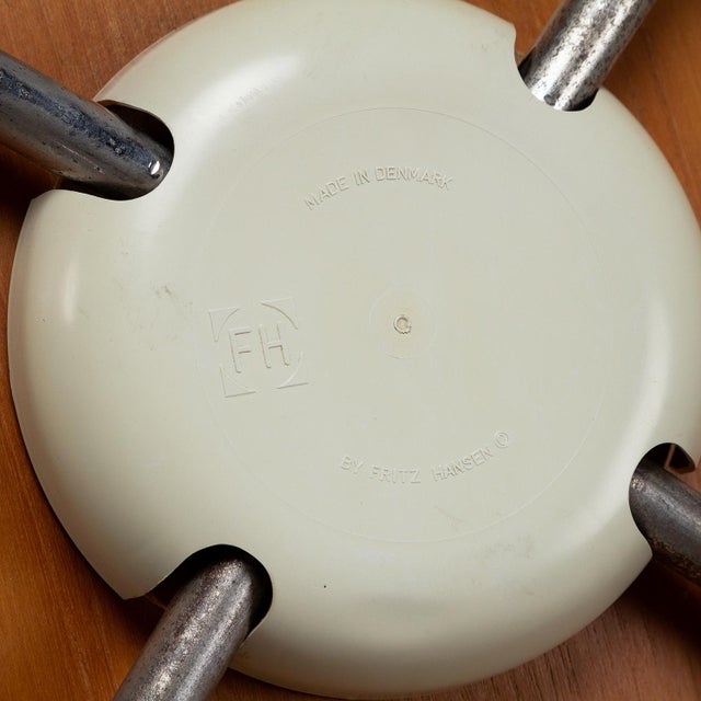 Mid-Century Model 3103 Hammer Chairs by Arne Jacobsen for Fritz Hansen, Denmark, 1980s, Set of 6 For Sale - Image 18 of 18