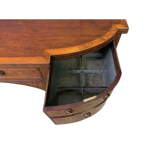Fabulous Finely Figured George III Inlaid Sideboard Server For Sale In Tampa - Image 6 of 12