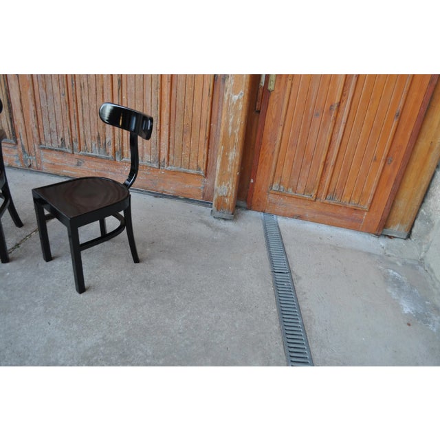 Set of Art Deco Chairs by Lajos Kozma for Woodworking RT, 1920s For Sale - Image 3 of 9