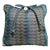 Pierre d'Argent Maison Metallica in Turqouise Decorative Accent Pillow For Sale