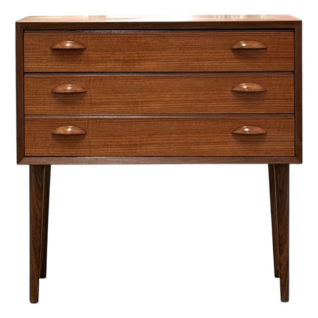 Danish Teak Chest of Drawers attributed to Arne Vodder, Denmark, 1960s For Sale