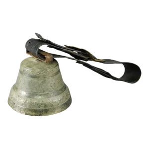Antique Casted Bronze Cattle Bell Made in Switzerland Ca. 1930
