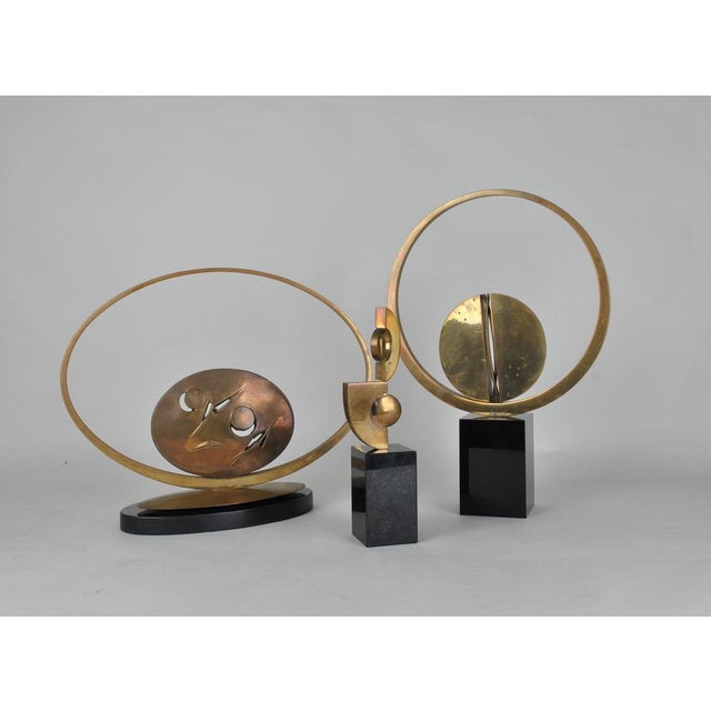 Carmello Cappello, Sculpture on Base, 1974, Bronze & Marble For Sale - Image 10 of 14