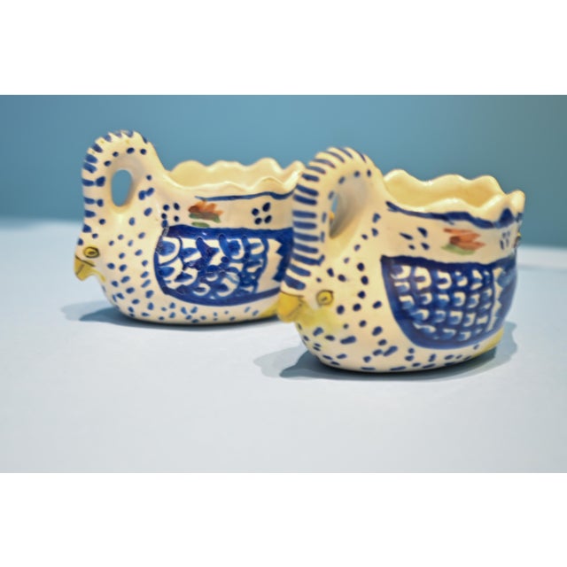 Henriot Quimper Swan Egg Cup Server For Sale In Richmond - Image 6 of 11