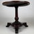 19th Century English Round Mahogany Tripod Side Table For Sale - Image 3 of 7